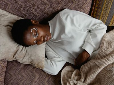 Parent resting peacefully for a moment